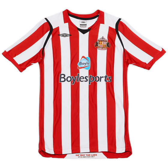 2008-09 Sunderland Home Shirt - 9/10 - (L.Boys)