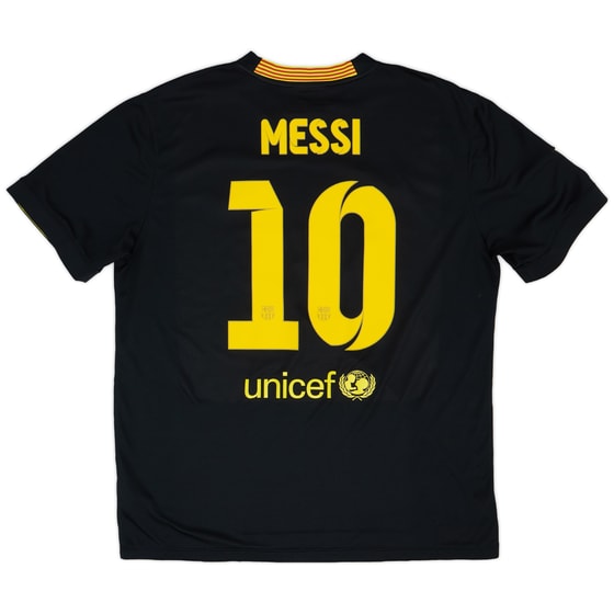 2013-14 Barcelona Third Shirt Messi #10 - 8/10 - (XL)