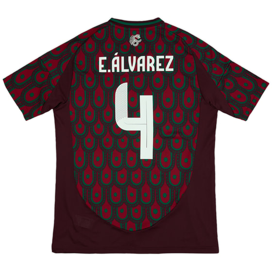 2024-25 Mexico Home Shirt E.Alvarez #4