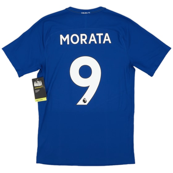 2017-18 Chelsea Authentic Home Shirt Morata #9 (S)