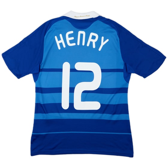 2008-09 France Home Shirt Henry #12 - 8/10 - (M)