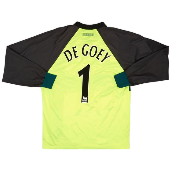 1997-99 Chelsea GK Shirt De Goey #1 - 8/10 - (M)