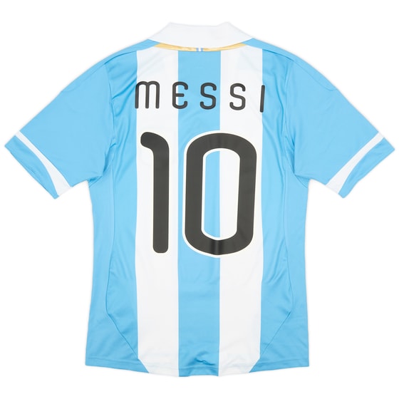 2011-13 Argentina Home Shirt Messi #10 - 9/10 - (S)