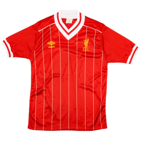 1982-85 Liverpool Home Shirt - 9/10 - (M)