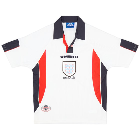 1997-99 England Home Shirt - 9/10 - (Y)
