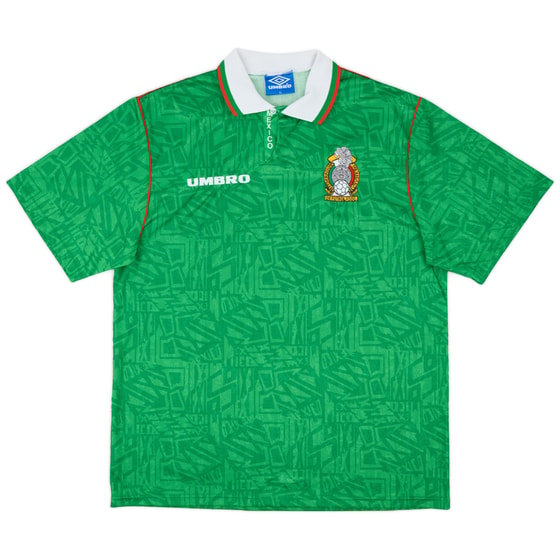 1992-94 Mexico Home Shirt - 9/10 - (XL)