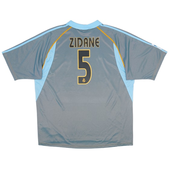 2003-04 Real Madrid Third Shirt Zidane #5 (XL)