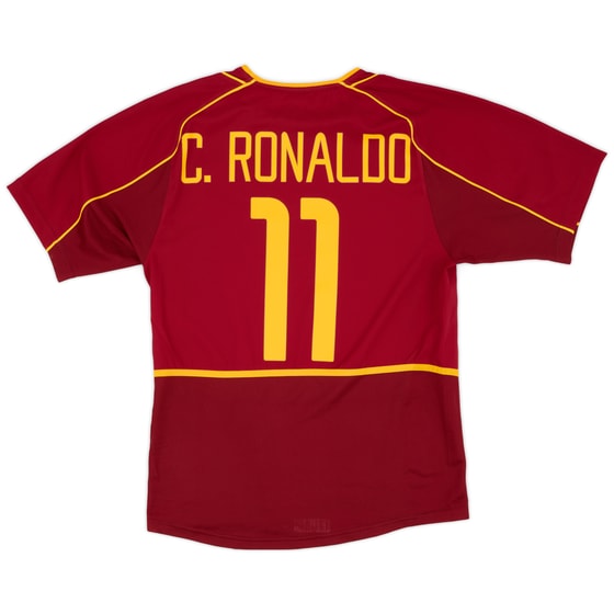 2002-04 Portugal Home Shirt C.Ronaldo #11 - 9/10 - (S)