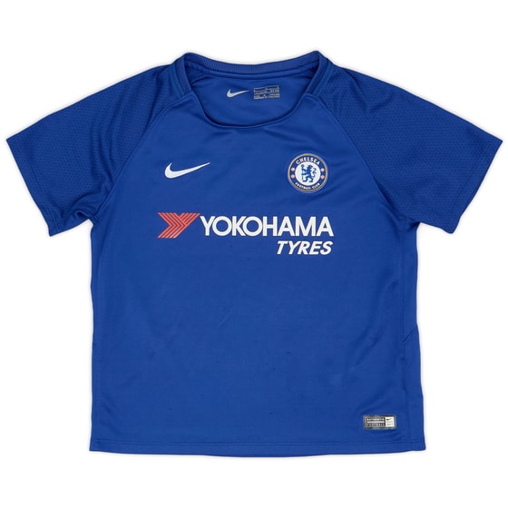 2017-18 Chelsea Home Shirt - 7/10 - (S.Boys)