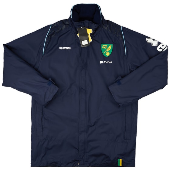 2013-14 Norwich Errea Padded Jacket (L)