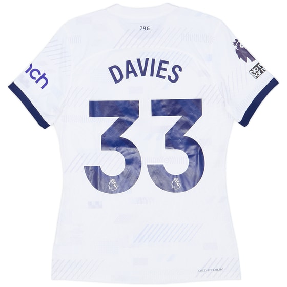 2023-24 Tottenham Match Issue Home Shirt Davies #33