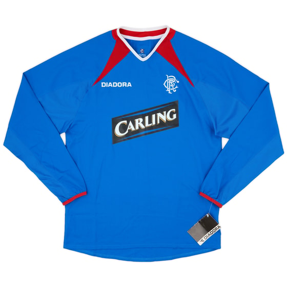 2003-05 Rangers Home L/S Shirt (S)