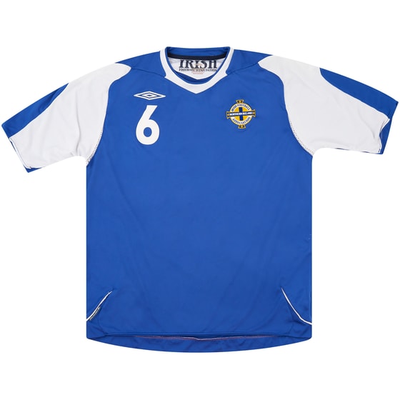 2006-08 Northern Ireland Match Issue Away Shirt #6