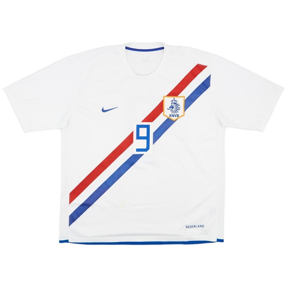 2006-08 Netherlands Away Shirt #9 - 5/10 - (XL)