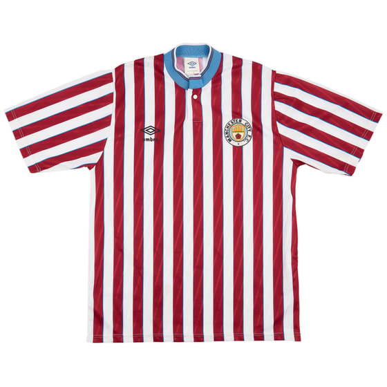 1988-90 Manchester City Away Shirt - 6/10 - (M)