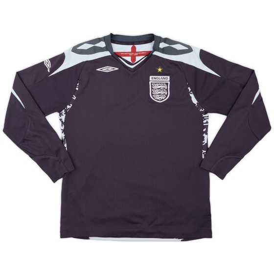 2007-09 England GK Shirt - 7/10 - (M.Boys)