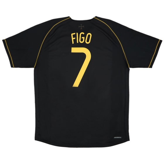 2006-07 Portugal Away Shirt Figo #7 - 8/10 - (XL)