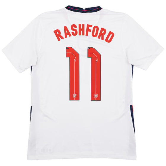 2020-22 England Home Shirt Rashford #11 - 6/10 - (M)