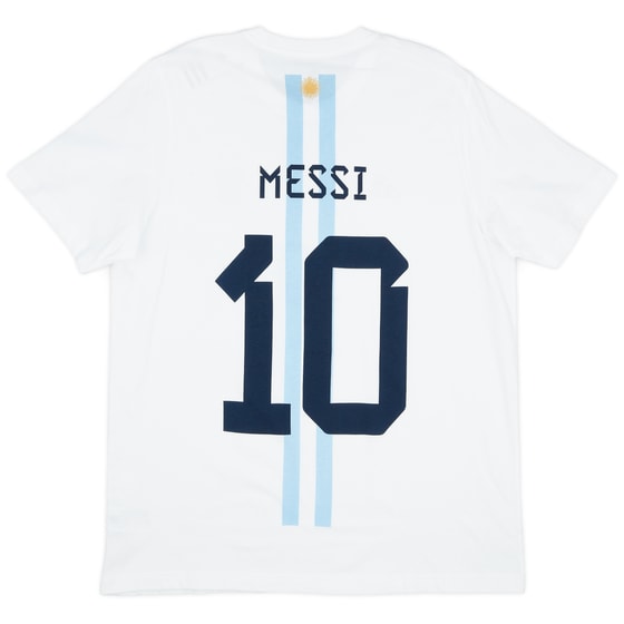 2022-23 Argentina adidas Messi #10 Graphic Tee