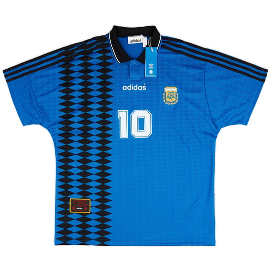 1994 Argentina adidas Originals Reissue Away Shirt #10 (Maradona)