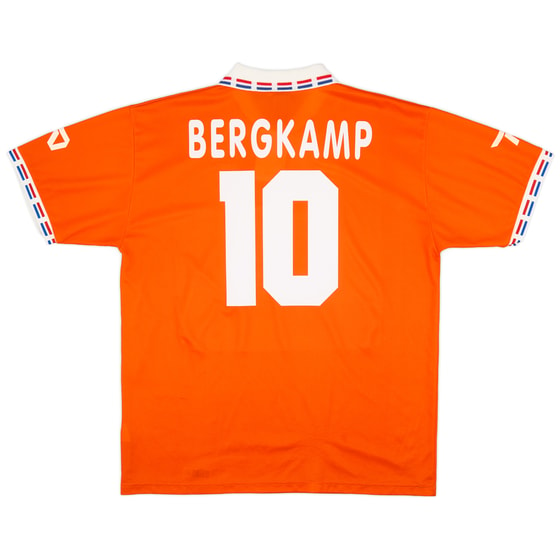 1996 Netherlands Home Shirt Bergkamp #10 - 8/10 - (XXL)