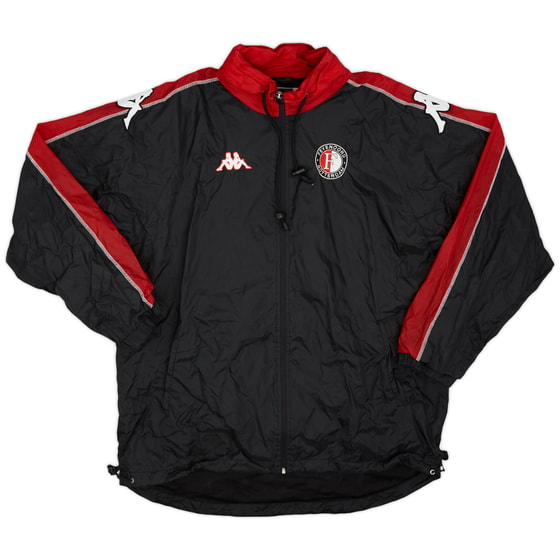 2005-06 Feyenoord Kappa Hooded Rain Jacket - 9/10 - (XL)