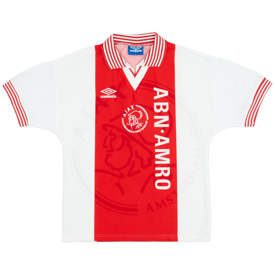 1995-96 Ajax Home Shirt #7 - 7/10 - (S)