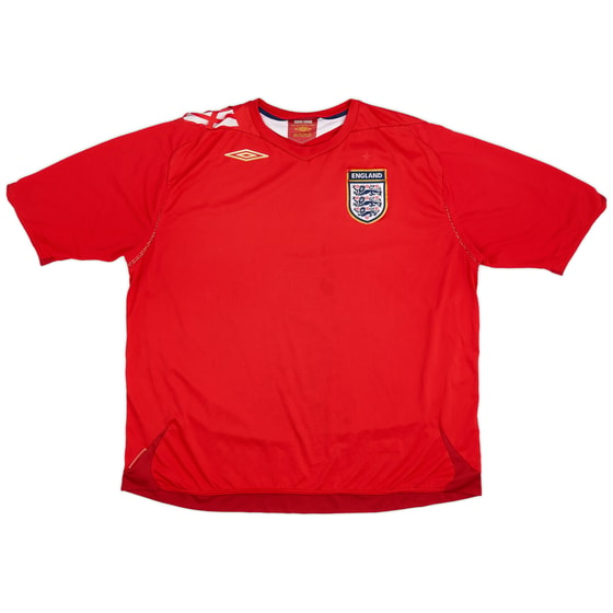 2006-08 England Away Shirt - 5/10 - (3XL)