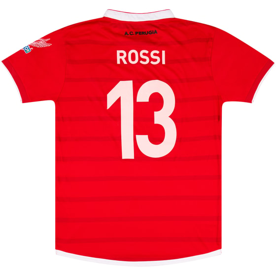 2015-16 Perugia Match Issue Home Shirt Rossi #13