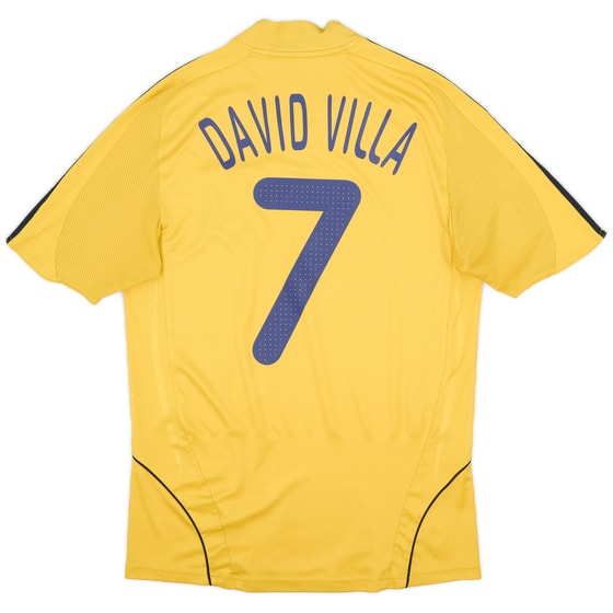 2008-10 Spain Away Shirt David Villa #7 - 6/10 - (S)