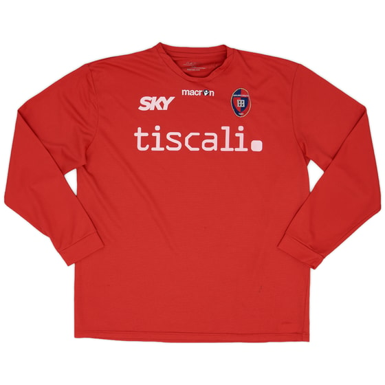 2008-09 Cagliari Macron Training L/S Shirt - 8/10 - (XL)