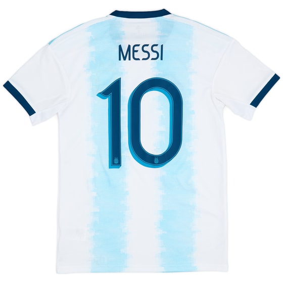 2019-20 Argentina Home Shirt Messi #10 - 8/10 - (S)