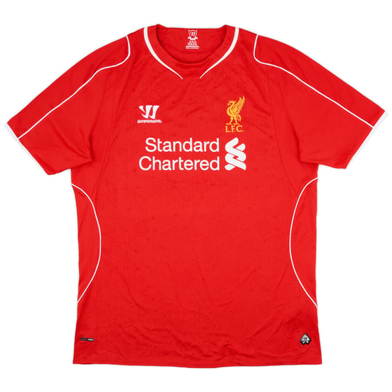 2014-15 Liverpool Home Shirt - 8/10 - (XL)