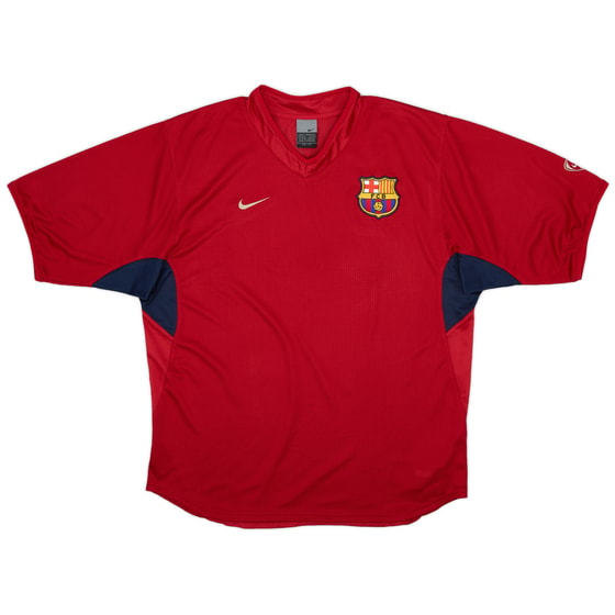 2002-03 Barcelona Nike Training Shirt - 8/10 - (M)