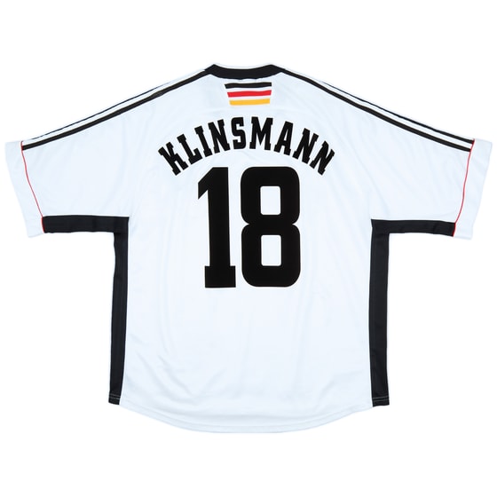 1998-00 Germany Home Shirt Klinsmann #18 - 5/10 - (XXL)
