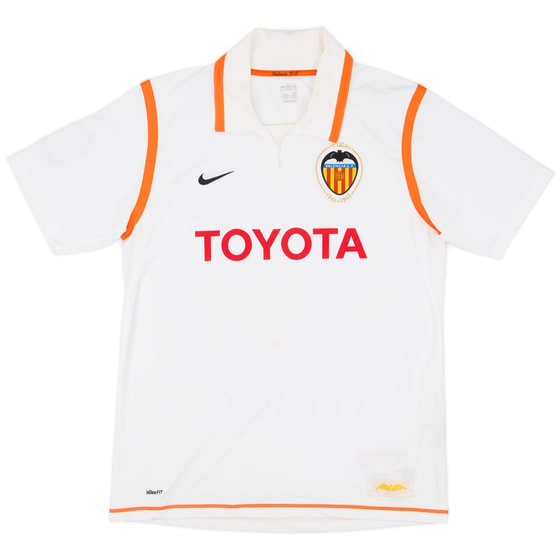 2007-08 Valencia Home Shirt - 8/10 - (L)