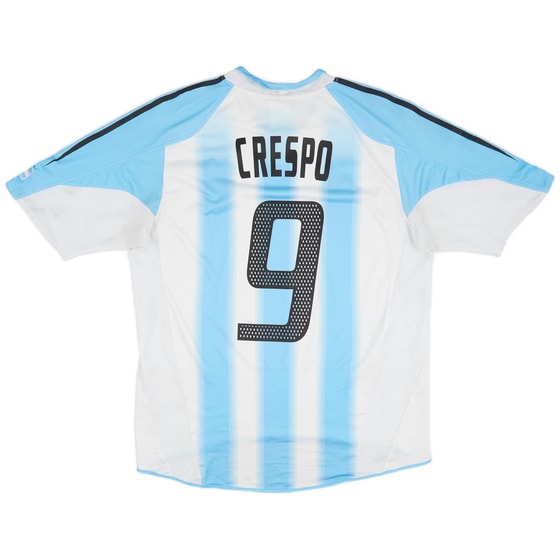 2004-05 Argentina Home Shirt Crespo #9 - 7/10 - (L)