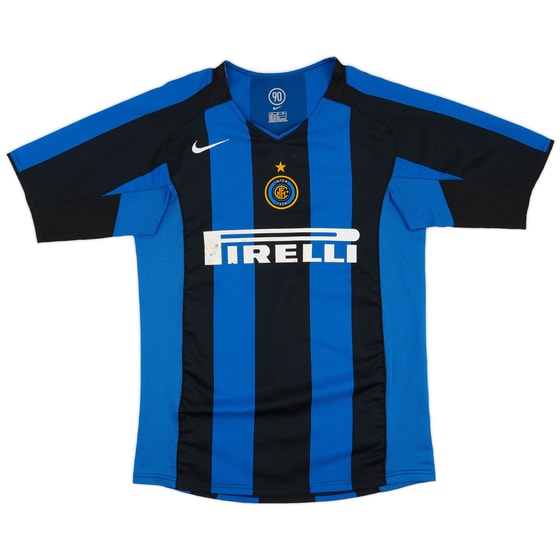 2004-05 Inter Milan Home Shirt - 6/10 - (XL.Boys)