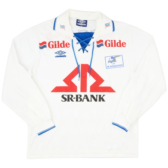 1994-95 FK Haugesund Home L/S Shirt - 9/10 - (M)