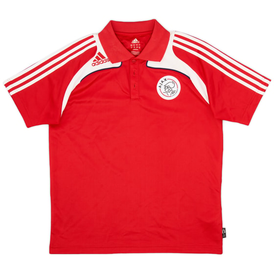 2008-09 Ajax adidas Polo Shirt - 8/10 - (M/L)