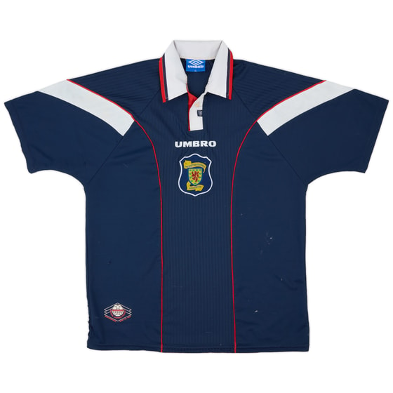 1996-98 Scotland Home Shirt - 3/10 - (XL)
