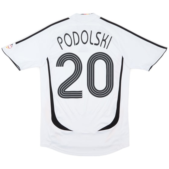 2005-07 Germany Home Shirt Podolski #20 - 6/10 - (M)