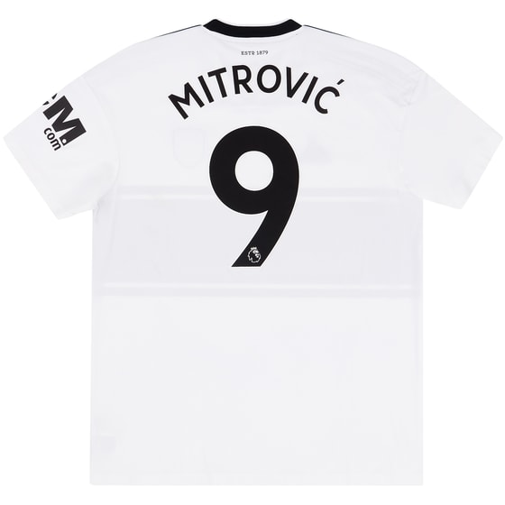 2018-19 Fulham Match Issue Home Shirt Mitrovic #9