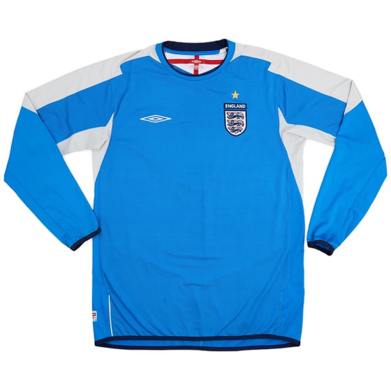 2004-06 England GK Shirt - 5/10 - (L)