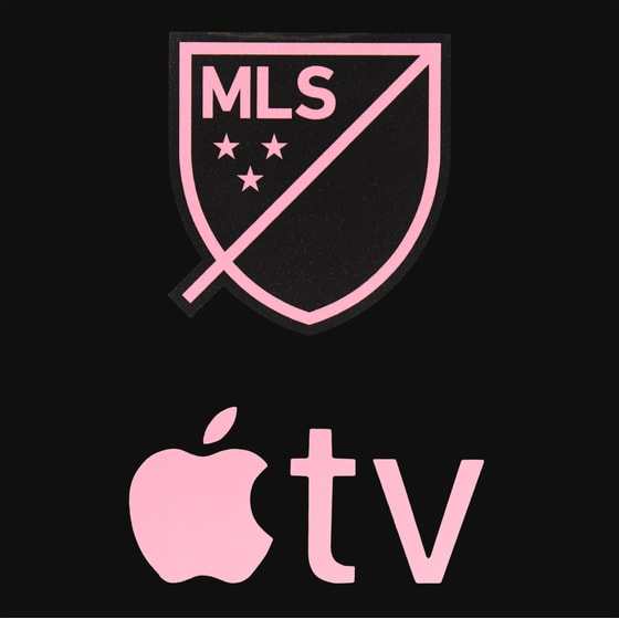 2023-24 Inter Miami Away MLS & Apple TV Player Issue Sleeve Sponsor