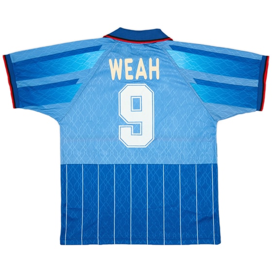 1995-96 AC Milan Fourth Shirt Weah #9 - 8/10 - (L)