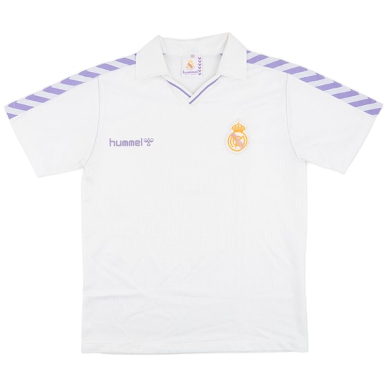1986-88 Real Madrid Home Shirt - 8/10 - (XL)