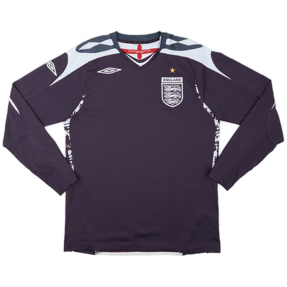 2007-09 England GK Shirt - 9/10 - (S)
