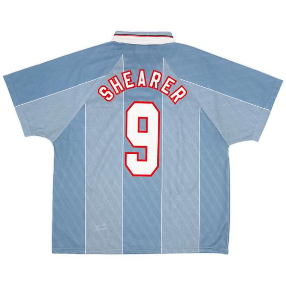 1996-97 England Away Shirt Shearer #9 - 8/10 - (XXL)