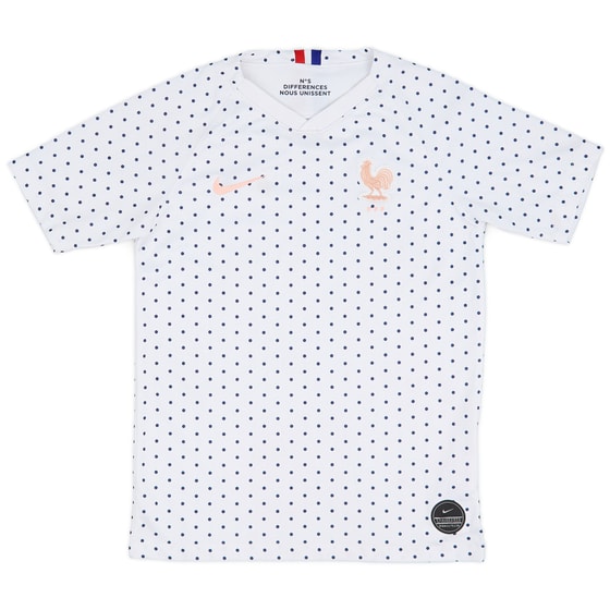 2019-20 France Women's Away Shirt - 9/10 - (Unisex fit - L.Boys)
